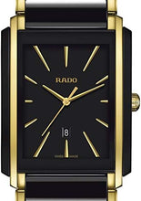 Rado Men's Integral Ceramic Watch Black and Gold, Ref. R20204162