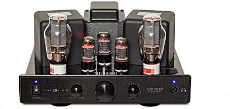 Cary Audio CAD-300SEI Integrated Tube Amplifer (Black) 15 Watts per channel,3 RCA inputs and world class headphone section, SET class A circuit, Single ended triode, Audiophile reference quality