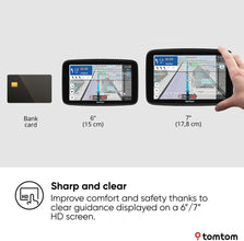 TomTom Truck Sat Nav GO Expert Plus Premium Pack (7 Inch HD Screen, Large Vehicle Routing and POIs, TomTom Traffic, World Maps, Live Restriction Warnings, Quick Updates Via WiFi, USB-C) - NEW SOFTWARE