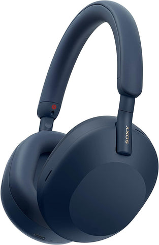 Sony WH-1000XM5 Noise Cancelling Wireless Headphones - 30 hours battery life - Around-ear style - Optimised for Alexa and the Google Assistant - with built-in mic for phone calls - Midnight Blue