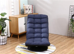 Home Office Chair 360 Degree Rotating Folding Video Game Chair Floor Lazy Man Sofa Chair for Living Room Bedroom Furniture Chair