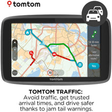 TomTom Truck Sat Nav GO Professional 620 with European Maps and Traffic Services (via Smartphone) Updates via WI-FI, Designed for Truck, Coach, Bus and Large Vehicles