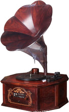 Old-fashionedrecord playerturntable Bluetooth USB record player with phone Subwoofer home furnishings Mahogany material, capable on Bluetooth/USB along with Corded Electric