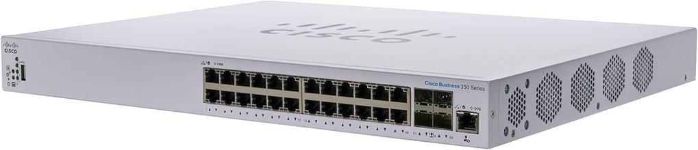 Cisco Business CBS350-24XT Managed Switch | 24 Port 10GE | 4x10G SFP+ Shared | Limited Lifetime Hardware Warranty (CBS350-24XT-UK)