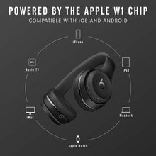 Beats Solo3 Wireless On-Ear Headphones - Apple W1 Headphone Chip, Class 1 Bluetooth, 40 Hours Of Listening Time - Black (Latest Model)