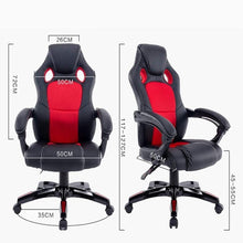 KOHARA Office Chair Gaming Chair Office Chair High Back Computer Music Video Game Chair Adjustable Backrest Aluminum Alloy Fee(Gaming Chair) (1)