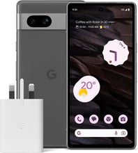 Google Pixel 7a and Pixel 30W Charger Bundle – Unlocked Android 5G Smartphone with Wide-Angle Lens and 24-Hour Battery - Charcoal (Amazon Exclusive)