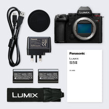 Panasonic LUMIX DC-S5 II Full Frame Mirrorless Camera Body, 4K 60P and 6k 30P, Flip Screen, Wi-Fi, Phase Hybrid AF With 779 points, Active IS