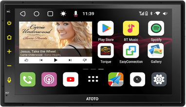 ATOTO S8 MS Android Double Din Car Stereo, Wireless Android Auto & Wireless CarPlay, 7