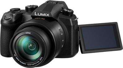 Panasonic Lumix DC-FZ1000 II - Bridge Camera 20.1 MP (1-inch Sensor, 12 fps, 16X Zoom, 25-400 mm F2.8-F4 Lens, 4K, WiFi, Bluetooth), Black