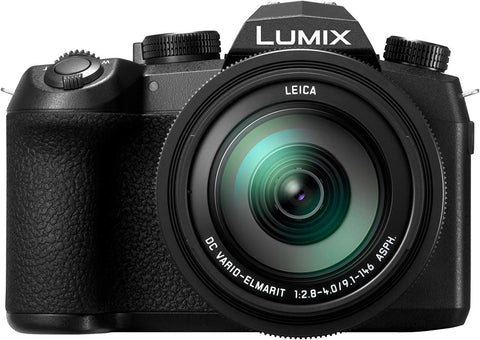 Panasonic Lumix DC-FZ1000 II - Bridge Camera 20.1 MP (1-inch Sensor, 12 fps, 16X Zoom, 25-400 mm F2.8-F4 Lens, 4K, WiFi, Bluetooth), Black