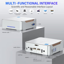 NiPoGi Mini PC Intel Alder Lake-Ν95 12th(up to 3.4GHz),8GB RAM, 128 GB 2666 GHz, Portable Performance Solution