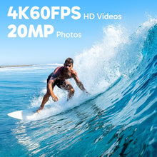 AKASO Brave 8 Lite Waterproof Action Camera - 4K60 Ultra HD Video, 20MP Photos, HDR, Dual Screen, SuperSmooth Stabilization, 8X Slow Motion, 4X ZOOM, Super Wide Angle, and Accessory Kits