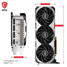 MSI GeForce RTX 4070 Ti SUPER 16G VENTUS 3X OC Graphics Card - 16GB GDDR6X, 2655 MHz, PCI Express Gen 4, 256-bit, 3x DP v1.4a, HDMI 2.1a (Supports 4K & 8K HDR)