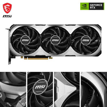 MSI GeForce RTX 4070 Ti SUPER 16G VENTUS 3X OC Graphics Card - 16GB GDDR6X, 2655 MHz, PCI Express Gen 4, 256-bit, 3x DP v1.4a, HDMI 2.1a (Supports 4K & 8K HDR)