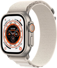 Apple Watch Ultra (GPS + Cellular, 49mm) Smart watch - Titanium Case with Starlight Alpine Loop - Small. Fitness Tracker, Precision GPS, Action Button, Extra-Long Battery Life, Brighter Retina Display